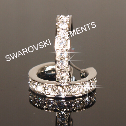Yellow / White / Rose Gold Filled made with Swarovski Crystal Earring or Necklac - Picture 8 of 63
