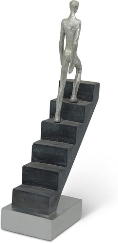 Stylish 11" 'Top of the Rock' Desk Décor - Inspirational Sculpture Gift in Grey - Picture 5 of 8