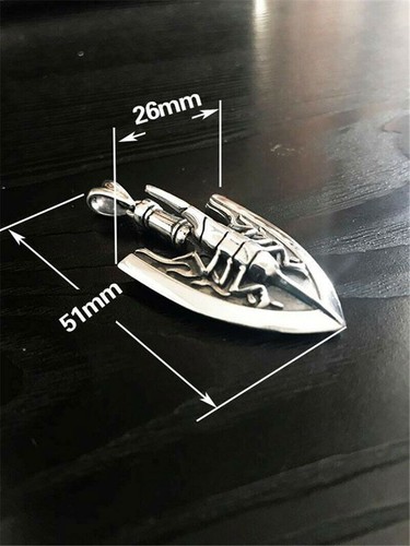Silver JoJo`s Bizarre Adventure Giorno Insect Arrow Pendant Substitute Prop NEW - Picture 9 of 14