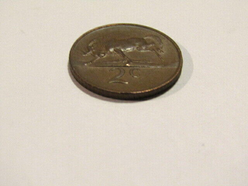 South Africa 1965 2 Cents Bronze Coin - Picture 4 of 5