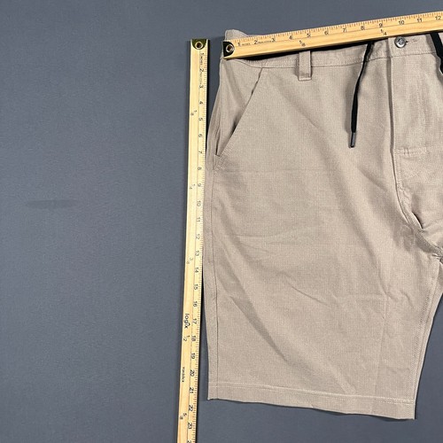 NEW PrAna Shorts Men 40 Brown Tan 8 Inch Chino Lightweight Drawstring Hybridizer - Picture 6 of 13