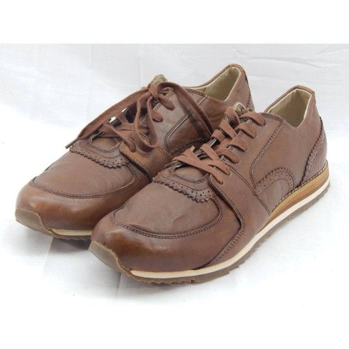 VINCE CAMUTO men size 8.5 GORI 267 Fashion Sneakers Shoes Brown Leather  - 第 1/12 張圖片