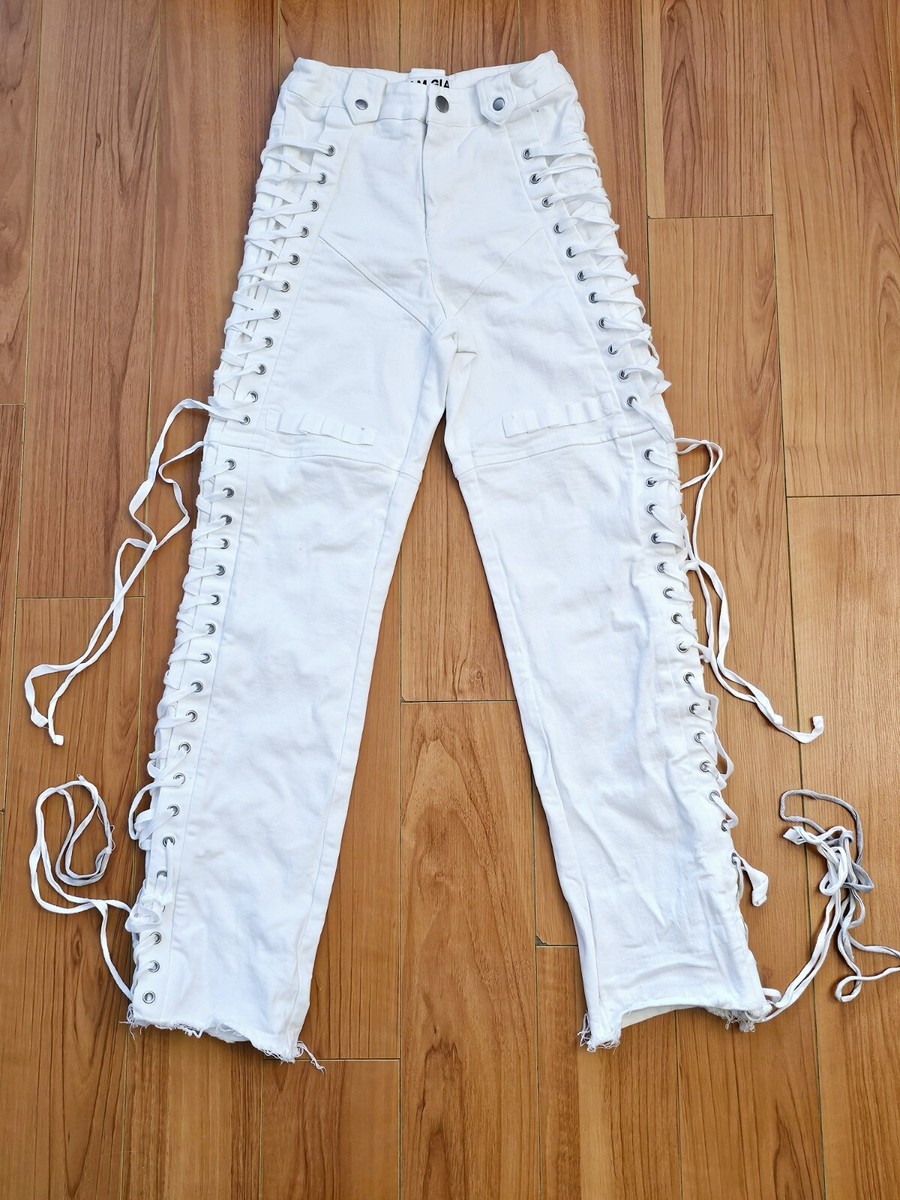 I AM GIA デニムパンツ XS I.AM.GIA Holly Jean Pants In White XS Super Stretch | eBay