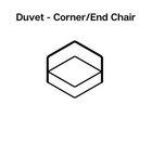 Anabei Corner/End Chair Duvet Cover AIP-120, unused