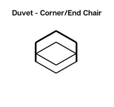 Anabei Corner/End Chair Duvet Cover AIP-120, unused