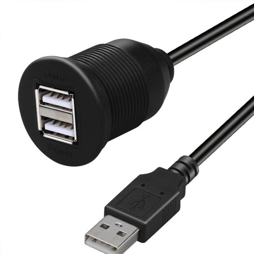 Wasserdichtes Datenkabel USB-Autoladegerät Mit 2 Anschlüssen -Ladegerät - 第 4/11 張圖片