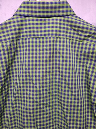 Camisa CREMIEUX Clásica a Cuadros Para Hombre Con Botones Talla XL Manga Larga - Imagen 10 de 14