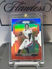 2021 Panini Prizm Tom Brady card #294 SP Red, White and Blue Holo Prizm
