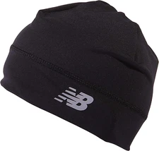 New Balance Lightweight Running/Athletic Skullcap Hat Beanie Cap Black