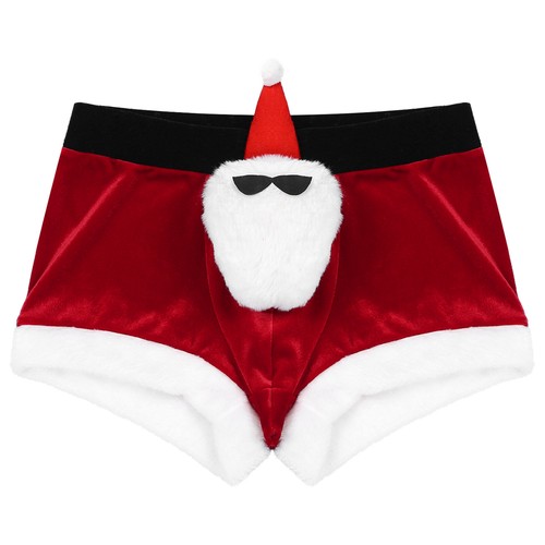 Herren Weihnachten Lustige Shorts Unterhosen Boxer Cosplay Slips Unterwäsche Kostüm - Bild 10 von 29