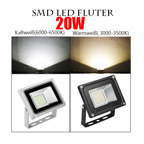 10w-100w LED Fluter mit Bewegungsmelder/Stecker Außen Strahler Scheinwerfer IP65 - Bild 16 von 45