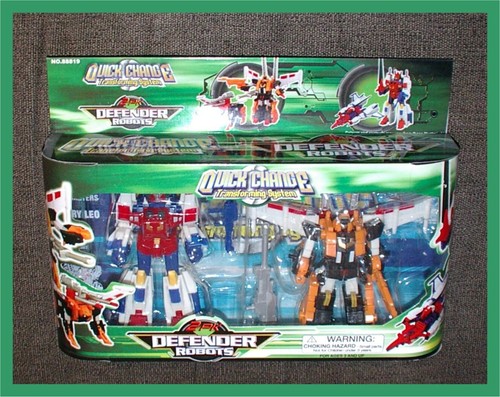QUICK CHANGE TRANSFORMING SYSTEM _ STAR SABER & VICTORY LEO _ (MIB)