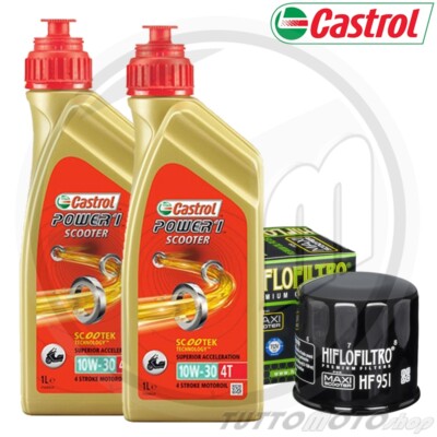 Kit Taglio Filtro Olio HIFLO + Olio 2LT Per Honda SH 300 2007-2014 - Manutenzione Scooter - Foto 11