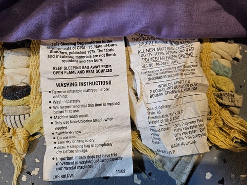 Mattel - Barbie - 2003 Ready Bed Readybed - aufblasbarer Kinderschlafsack - Bezug - Bild 9 von 9