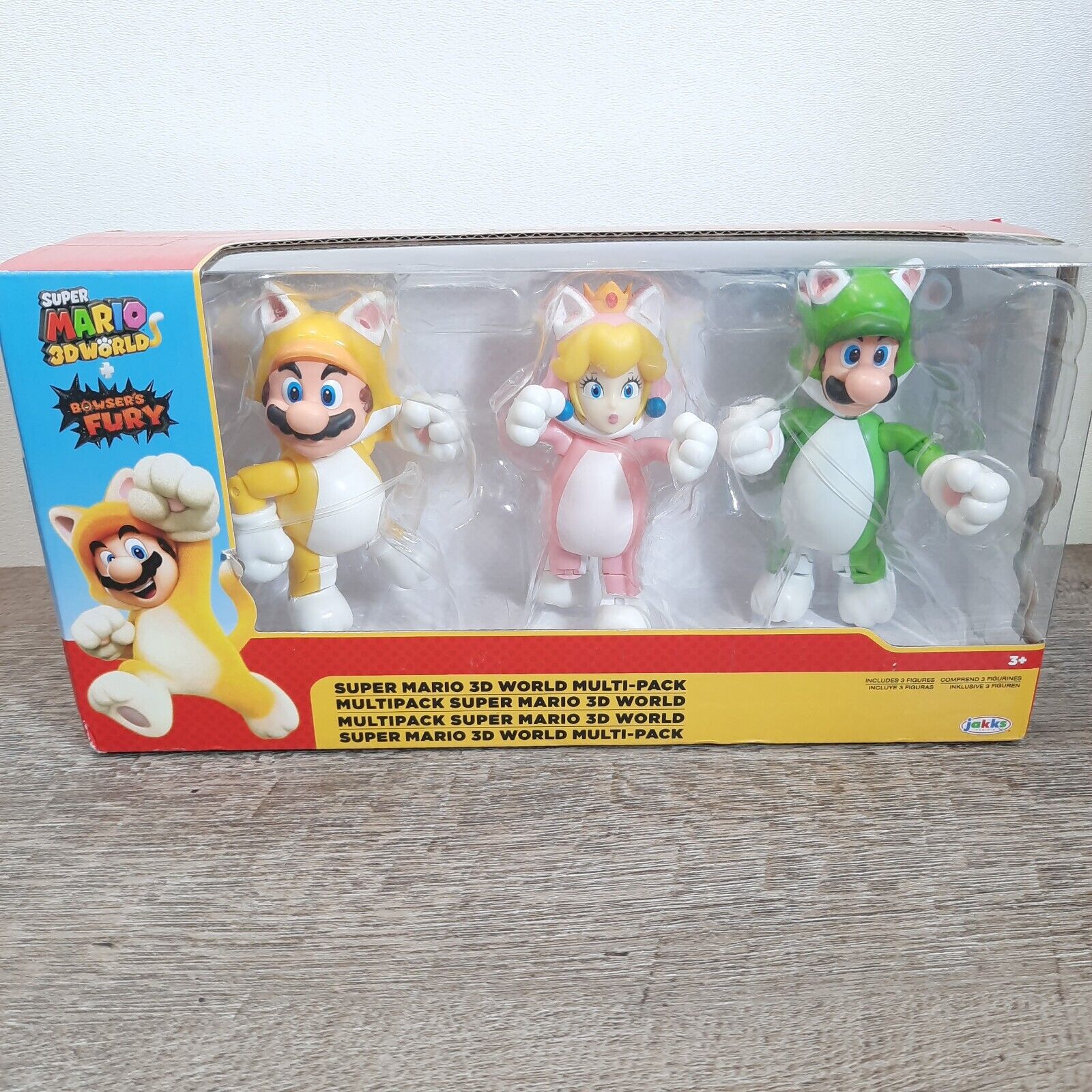 Super Mario Play Set - 3-Pack - CAT Mario/Luigi/Peach