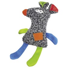 Nobby Katzenspielzeug Stoffmaus 30 cm mit Katzenminze knisternd Spielzeug Katze