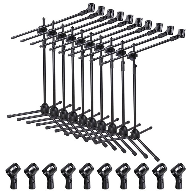 10pcs Adults Black Headset Mic Microphone Toy Halloween Cosplay Costume Prop