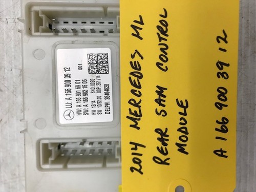 12-15 MERCEDES BENZ ML REAR SAM CONTROL MODULE FUSE BOX A1669003912 - Picture 5 of 6