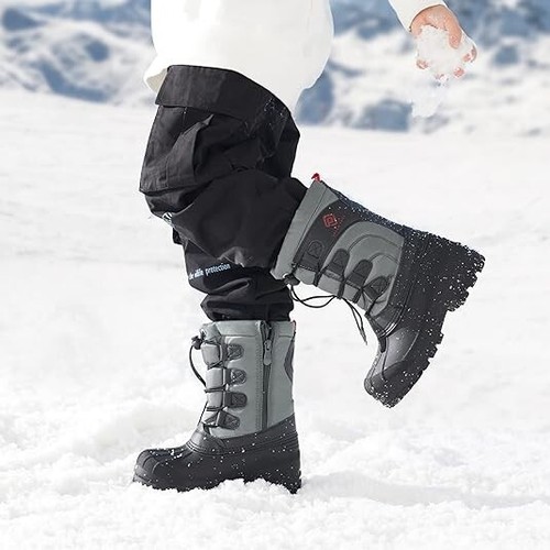 DREAM PAIRS Knee High Winter Snow Boots Toddler/Little Kid/Big Kid - Picture 2 of 6