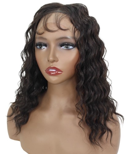 LUXLUXE Zariah 16" Glueless 100% Human Hair Wavy Lace Front Wig with Baby Hair - Picture 2 of 22