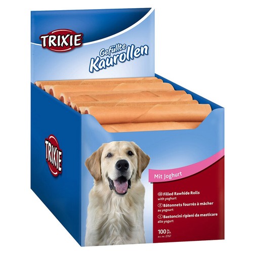 Trixie Rollo de Masticar, Lleno , Yogur, 12CM, 100 Pieza, Eur, Nuevo - Imagen 1 de 12