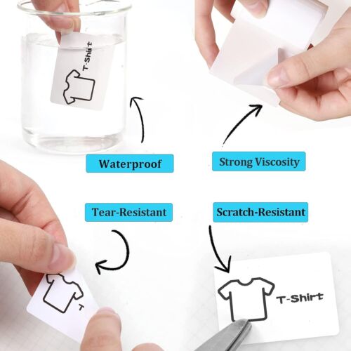 5Roll 50*80mm Sticker Label Adhesive Tag Paper for Phomemo M110/M200 Printer - Picture 4 of 9