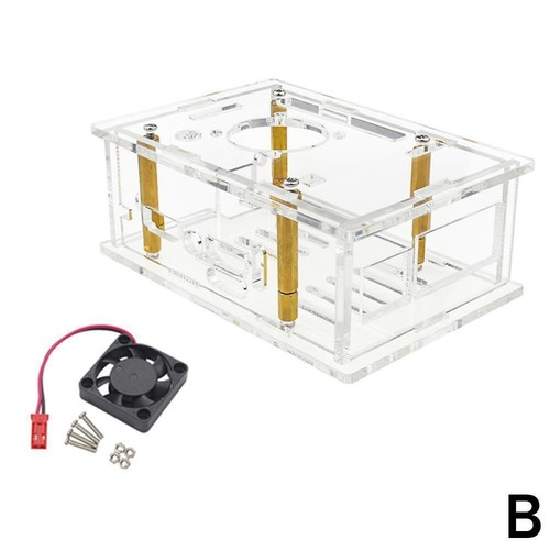 pour Orange pi 5 Max étui acrylique ventilateur dissipateur thermique protection étui T4D6 D2F9 P2E8 - Photo 14/15