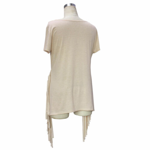 Tops Base Loose Short Pullover Summer Sleeve Womens O Neck Ladies Shirt Blouse T - Picture 10 of 18