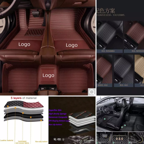 Fit for BMW All Models Car Floor Mats Waterproof Carpets All-weather Front&Rear - Foto 44 di 44