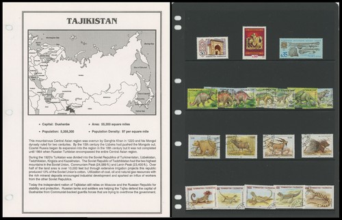 Colección de Primeros Ediciones Postales de Repúblicas Soviéticas Independientes de la URSS. - Imagen 16 de 20