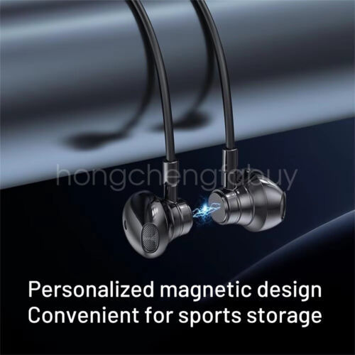 Bluetooth 5.4 Neckband Headset Wireless Earbuds Earphone Headphones with 8GB TF - Picture 14 of 27