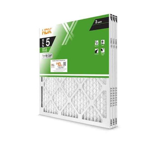 24x24x1 Pleated Air Filters Replacement For Furnace. AC HVAC MERV 8 FPR 5 3-Pack - Picture 6 of 10