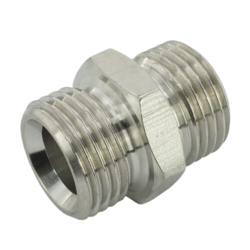 Reduzierdoni Messing/vernickelt Edelstahl Reduzierung Doppelnippel Fittings - Bild 6 von 32