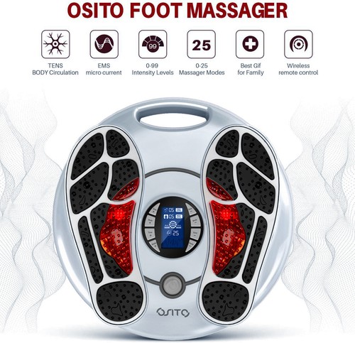 OSITO EMS Tens Fußmassagegerät Nervenschmerzlinderung Entspannung Beinschmerzmittel - Bild 3 von 9