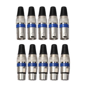 10Pcs-XLR-3Pin-Male-amp-Female-MIC-Jack-Plug-Audio-Microphone-Wire-Cable-039-Connec-kd