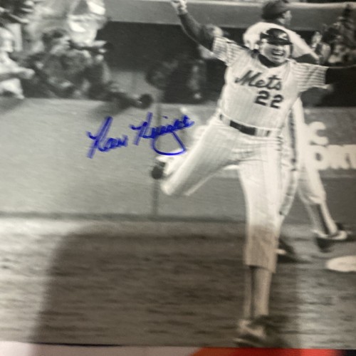 Ray Knight Signed New York Mets 8x10 Picture Autographed AUTO Steiner CX - Picture 2 of 3