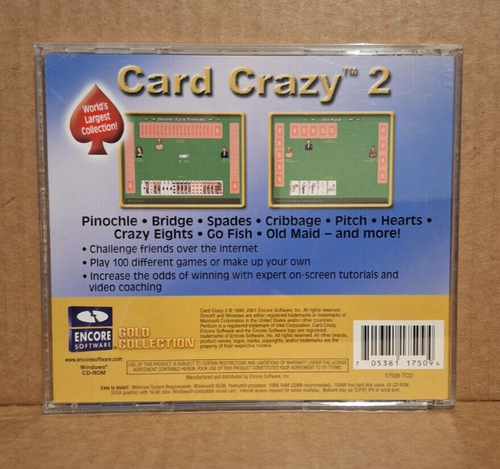 Card Crazy 2 (PC, 1999) - CIB, Tested - Picture 2 of 3