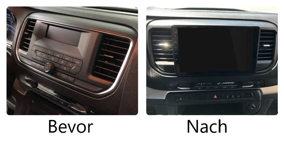 9"  Android 13 Autoradio GPS Navi für Citroen Jumpy Peugeot Expert SpaceTourer - Bild 2 von 4