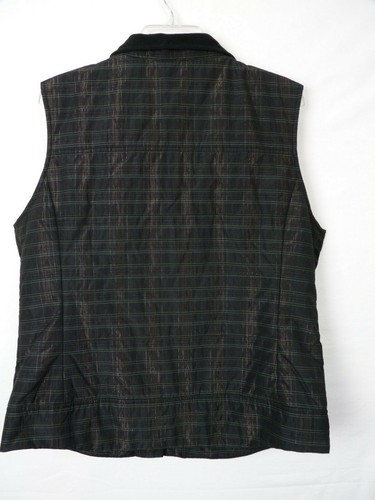 Spanner Women Size XL Black /Gold Quilted Vest - Picture 7 of 9