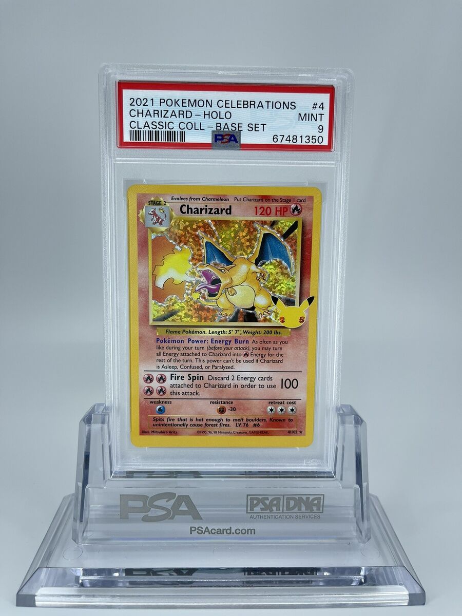 2021 Pokemon Celebrations Charizard Holo 4/102 Classic 2021 Pokemon Celebrations Charizard Holo 4/102 Classic