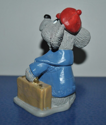 De colección Ruso Kathleen Kelly Critter Fábrica Li'l Luvables Ratón con Maletín 1994 - Imagen 3 de 4