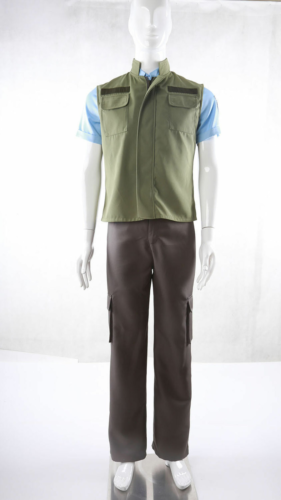 NEW Resident Evil 1 Chris Redfield S.T.A.R.S. Uniform Cosplay Costume - Picture 7 of 8