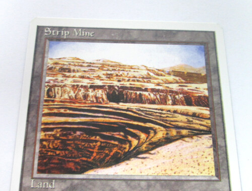 MTG Rare Magic the Gathering Trading Card Strip Mine Land with Free Shipping! - Picture 3 of 4