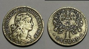 共和政体波图格萨1 埃斯库多1928 Ebay 共和政体波图格萨1 埃斯库多1928 Ebay
