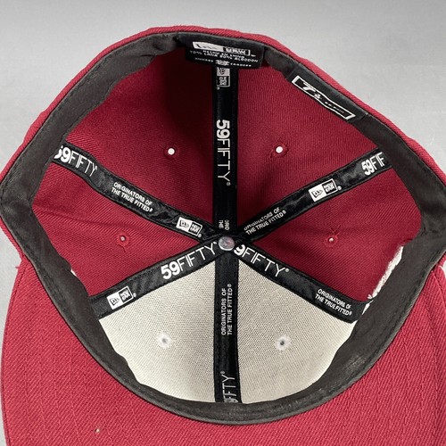59fifty New Era Florida State Fitted 7-1/8 Stretch Flat Bill Embroidered Hat Cap - Picture 6 of 8