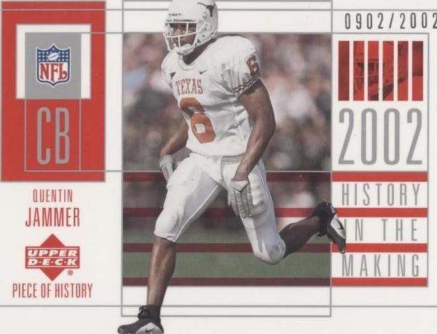 2002 Upper Deck Piece Of History Quentin Jammer #133 - 1 of 2