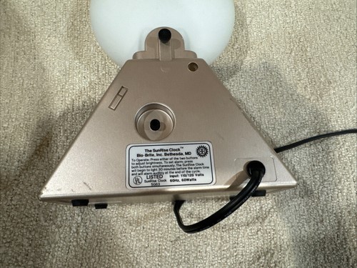 Vintage BIO-BRITE Sunrise Alarm Clock 5063 w/ Instructions Tested Working - Picture 11 of 18