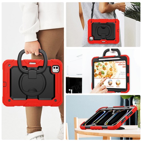 For iPad Air 1 2 9.7 5/6th 10th/9th/8th/7th Gen Pro Air 11 Heavy Duty Stand Case - Picture 96 of 220