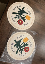 Aime Leon Dore crest queens slip mat white