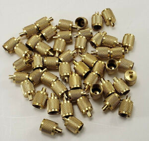 HVAC-50-Brass-Schrader-Wrench-Caps-With-Neoprene-O-Ring-Seal-1-4-034